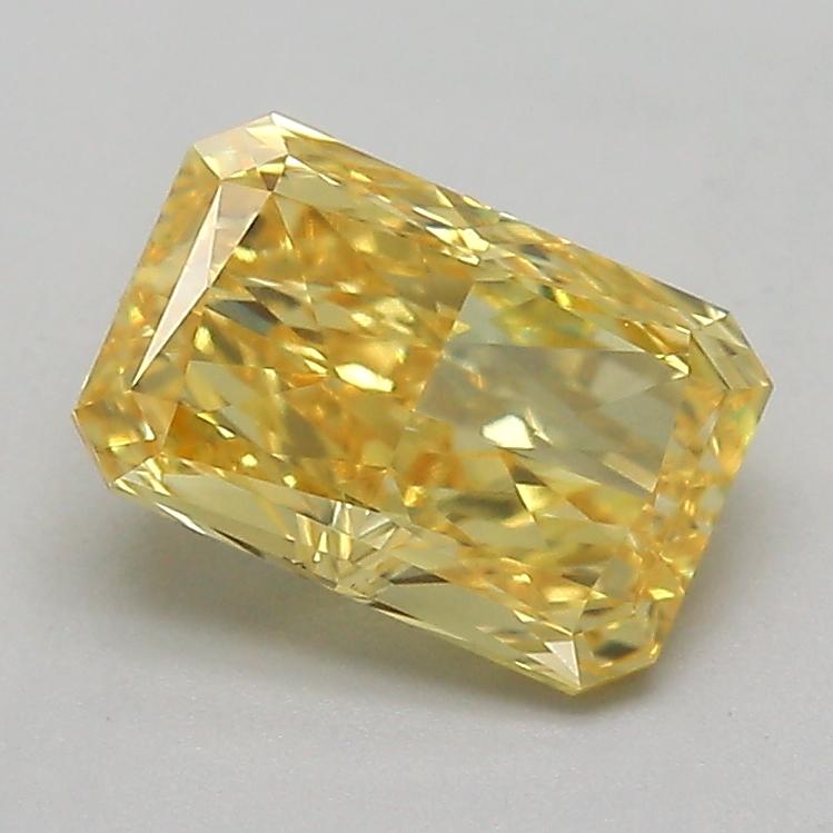1.01 Ct. Fancy Intense  Yellow Radiant Lab Grown Diamond