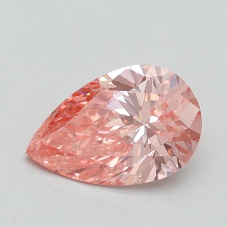0.70 Ct. Fancy Intense Pink Pear Lab Grown Diamond