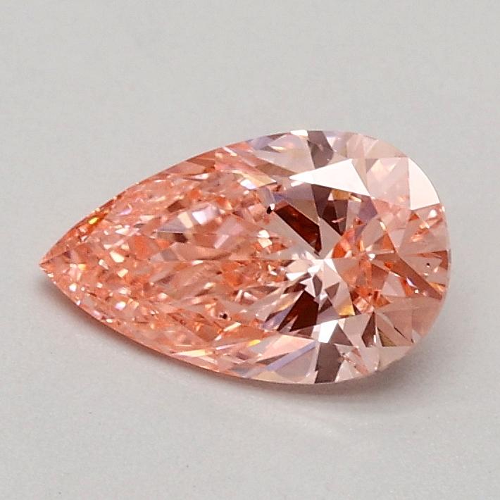 0.50 Ct. Fancy Vivid Pink Pear Lab Grown Diamond