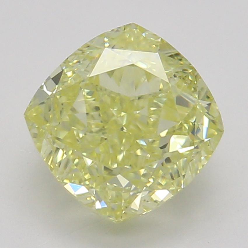 1.01 Ct. Fancy Intense Yellow Cushion Diamond
