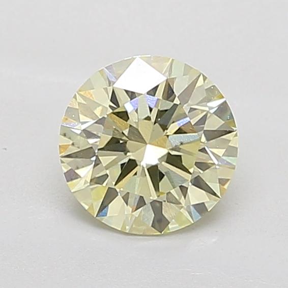 1.09 Ct. Light Yellow Round Lab Grown Diamond