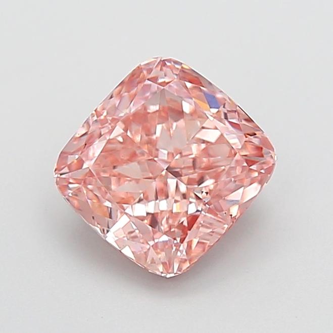 2.01 Ct. Fancy Intense Brownish Pink Cushion Lab Grown Diamond