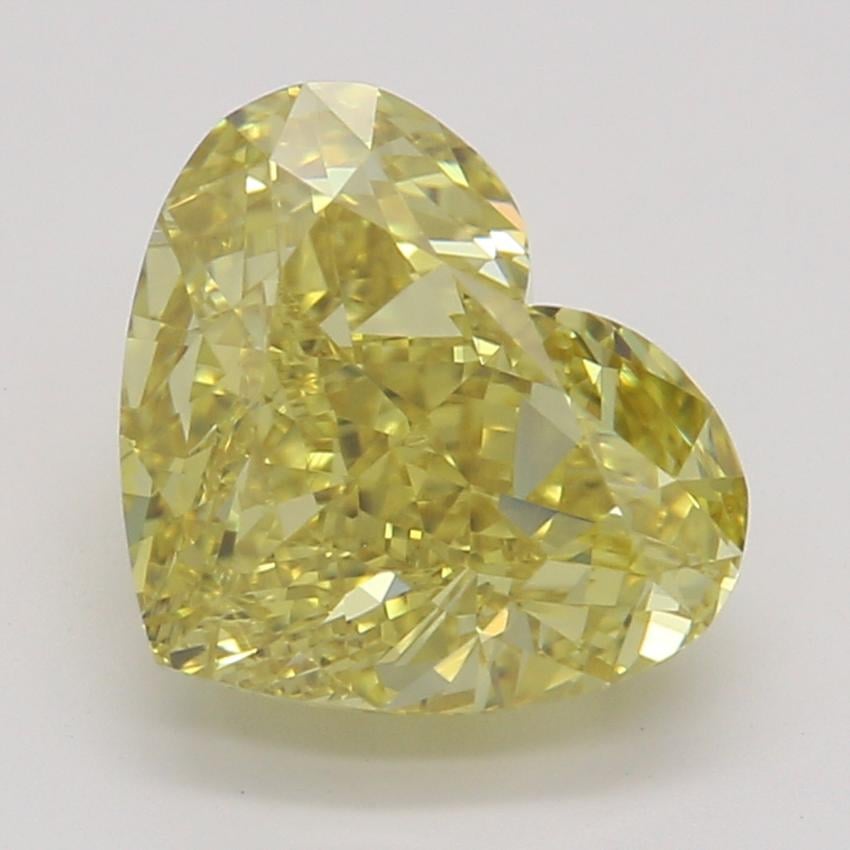 1.52 Ct. Fancy Deep Yellow Heart Diamond