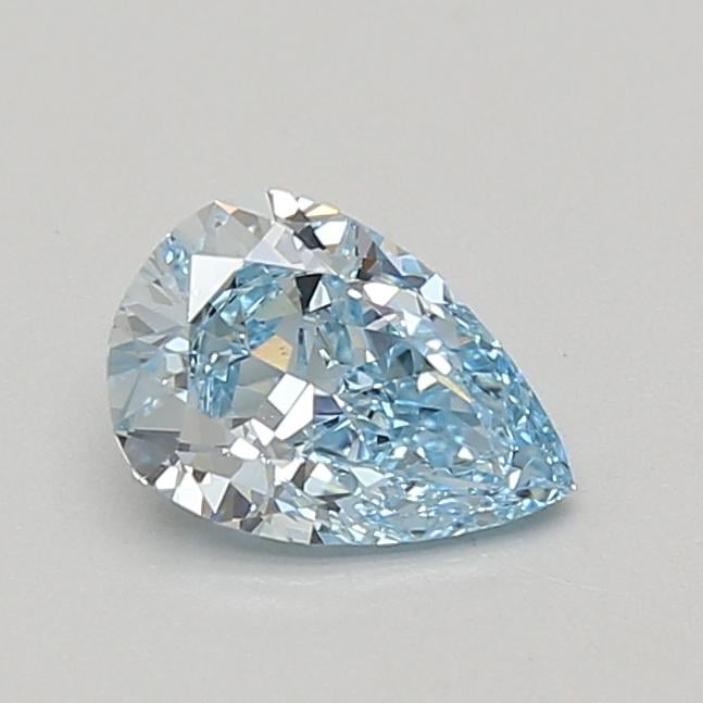 0.92 Ct. Fancy Vivid Blue Pear Lab Grown Diamond
