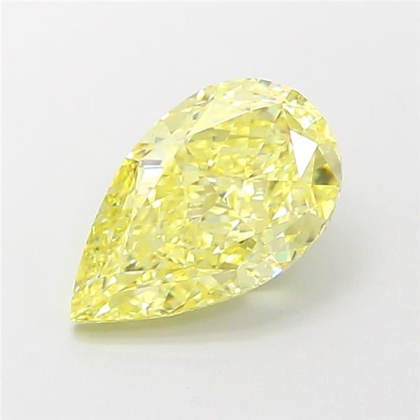 1.60 Ct. Fancy Intense Yellow Pear Lab Grown Diamond