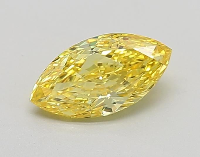 1.08 Ct. Fancy Intense  Yellow Marquise Lab Grown Diamond