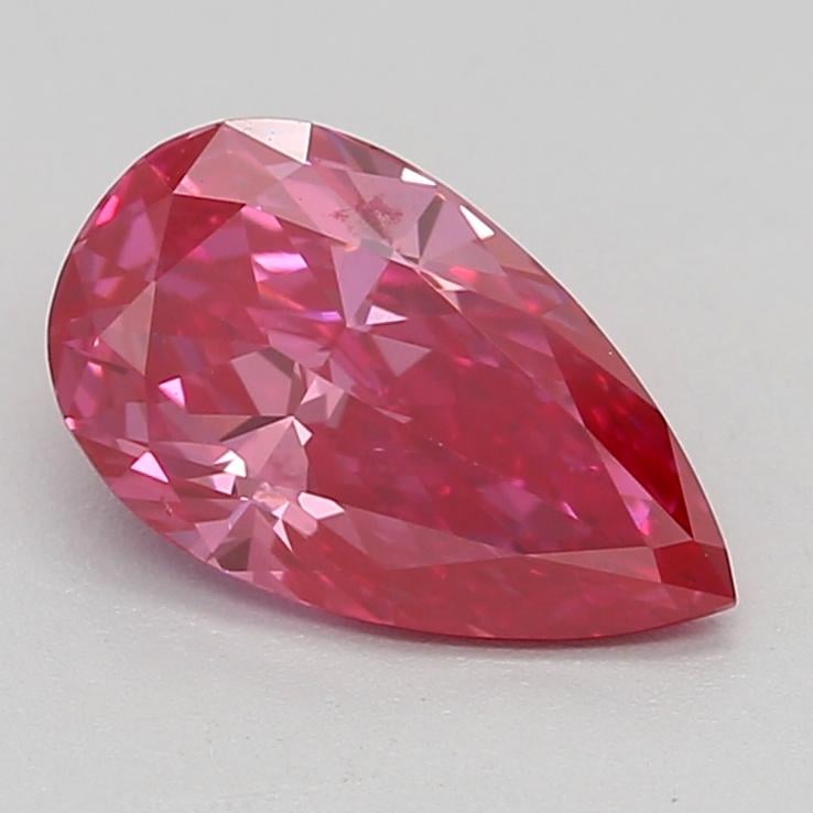0.72 Ct. Fancy Vivid  Pink Pear Lab Grown Diamond