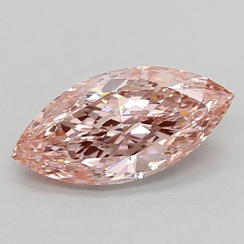 2.01 Ct. Fancy Vivid  Pink Marquise Lab Grown Diamond