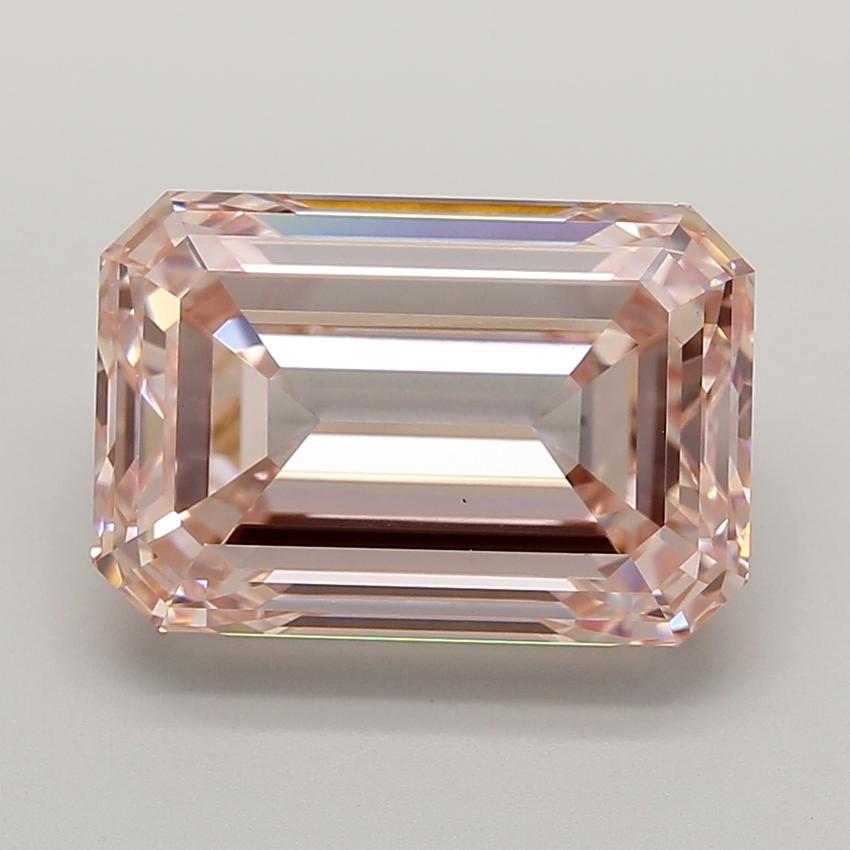 10.35 Ct. Fancy Intense  Pink Emerald Lab Grown Diamond