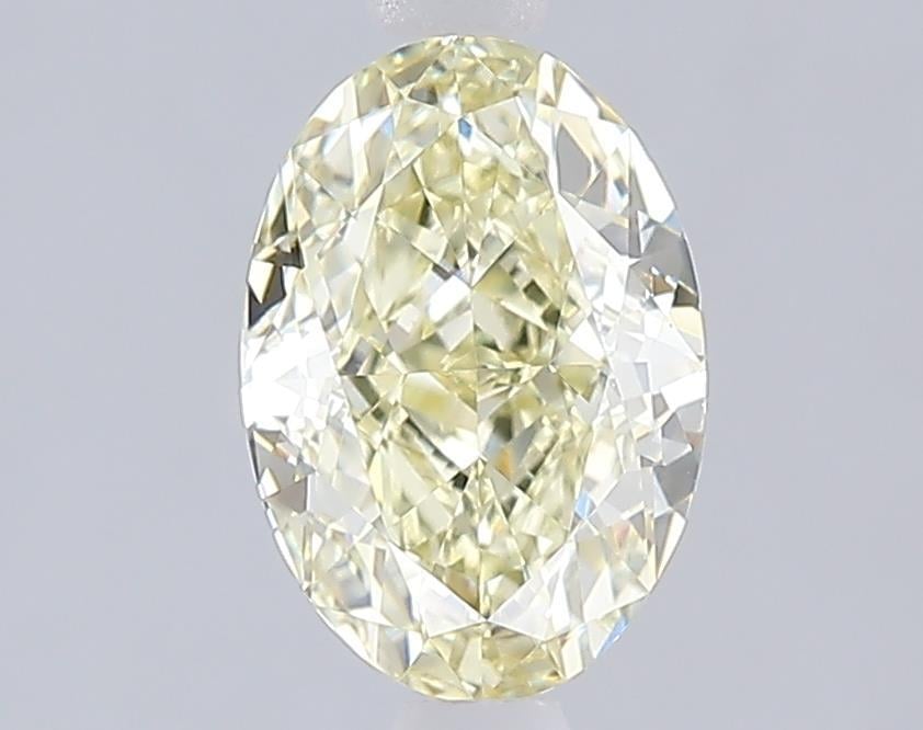 1.57 Ct. Fancy Light  Yellow Oval Lab Grown Diamond