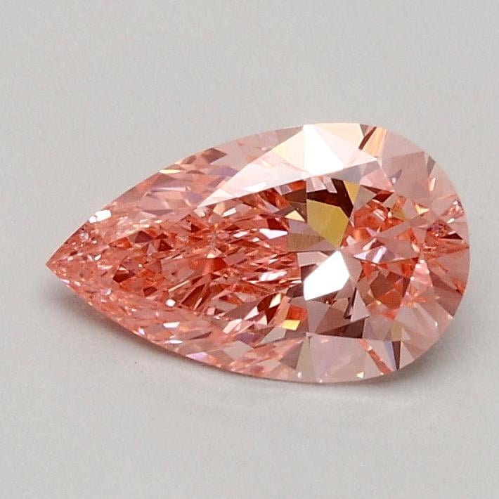 0.53 Ct. Fancy Vivid Pink Pear Lab Grown Diamond