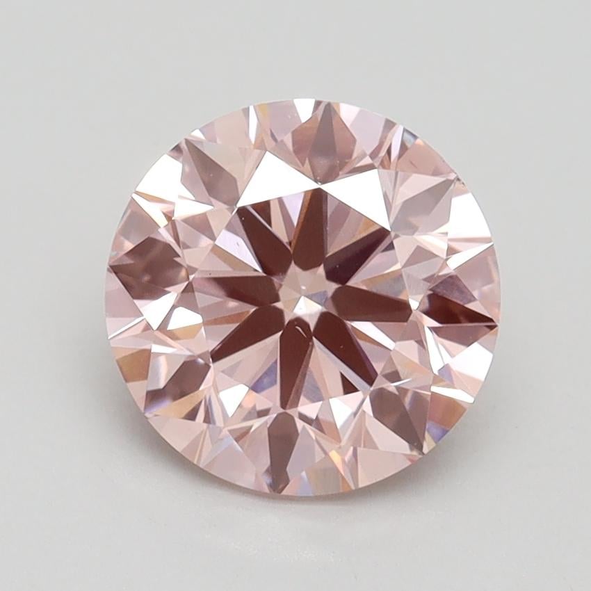 2.00 Ct. Fancy Intense Pink Round Lab Grown Diamond