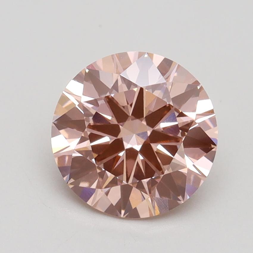 1.60 Ct. Fancy Intense Pink Round Lab Grown Diamond