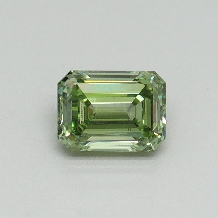 0.36 Ct. Fancy Vivid Green Emerald Lab Grown Diamond
