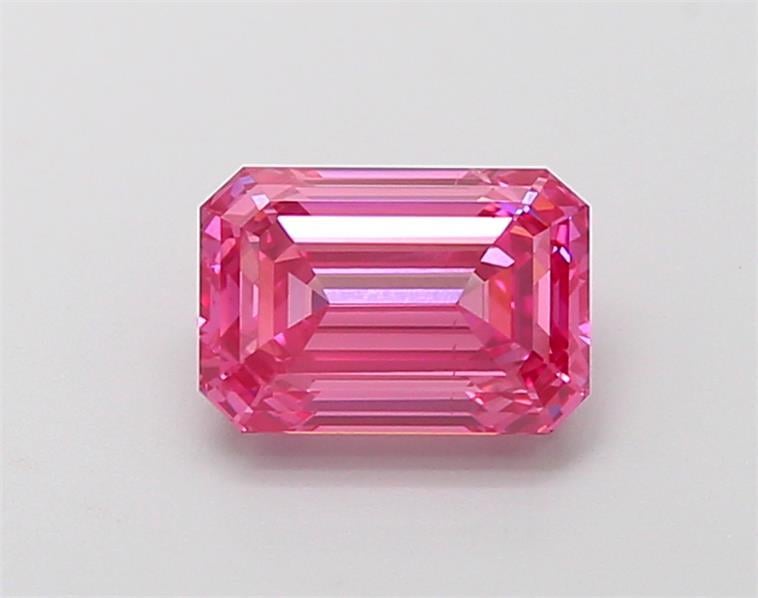 1.52 Ct. Fancy Vivid  Pink Emerald Lab Grown Diamond