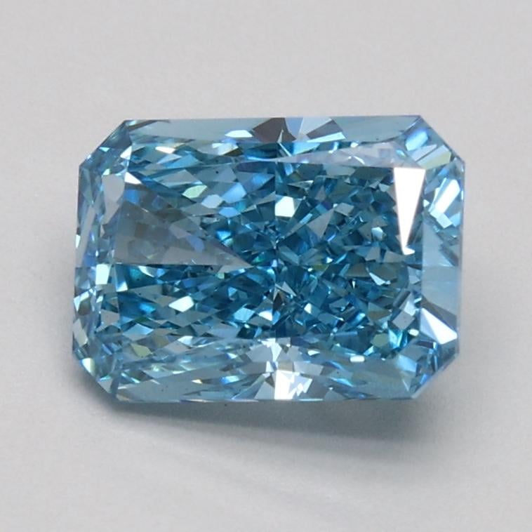 1.04 Ct. Fancy Vivid Blue Radiant Lab Grown Diamond