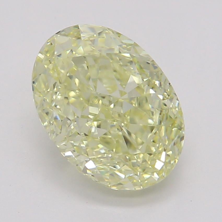 1.01 Ct. Fancy Light Yellow Oval Diamond