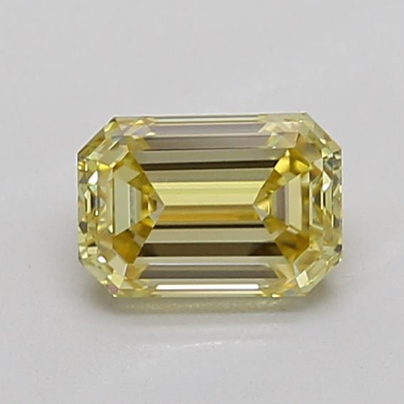 1.04 Ct. Fancy Yellow Emerald Lab Grown Diamond
