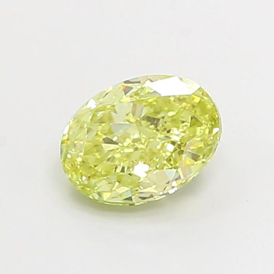 1.02 Ct. Fancy Yellow Oval Lab Grown Diamond