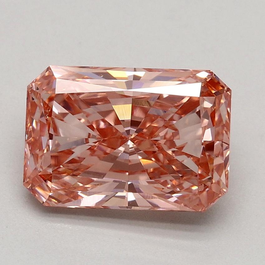 1.75 Ct. Fancy Intense Pink Radiant Lab Grown Diamond