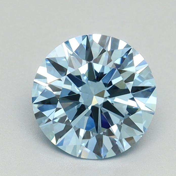 1.05 Ct. Fancy Vivid Blue Round Lab Grown Diamond