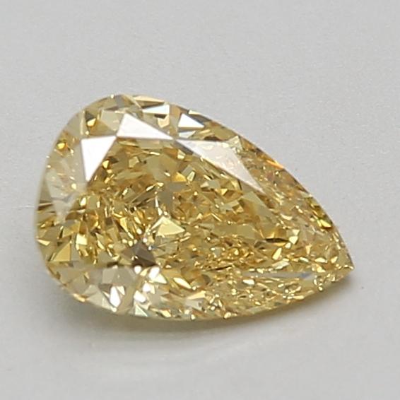 1.02 Ct. Fancy Intense Yellow Pear Lab Grown Diamond