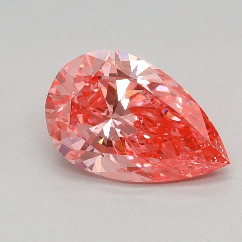 0.64 Ct. Fancy Vivid Pink Pear Lab Grown Diamond