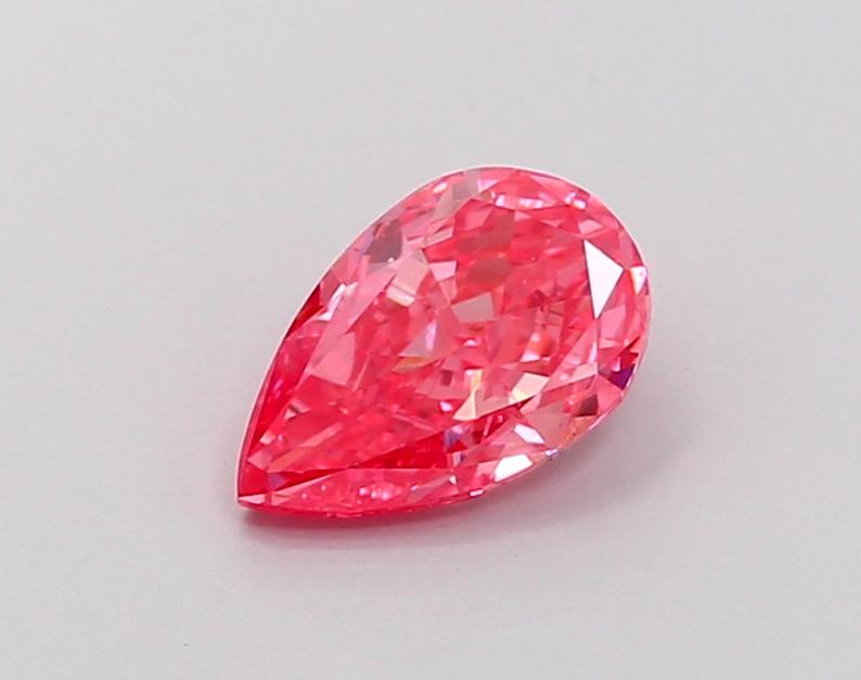 1.02 Ct. Fancy Vivid  Pink Pear Lab Grown Diamond
