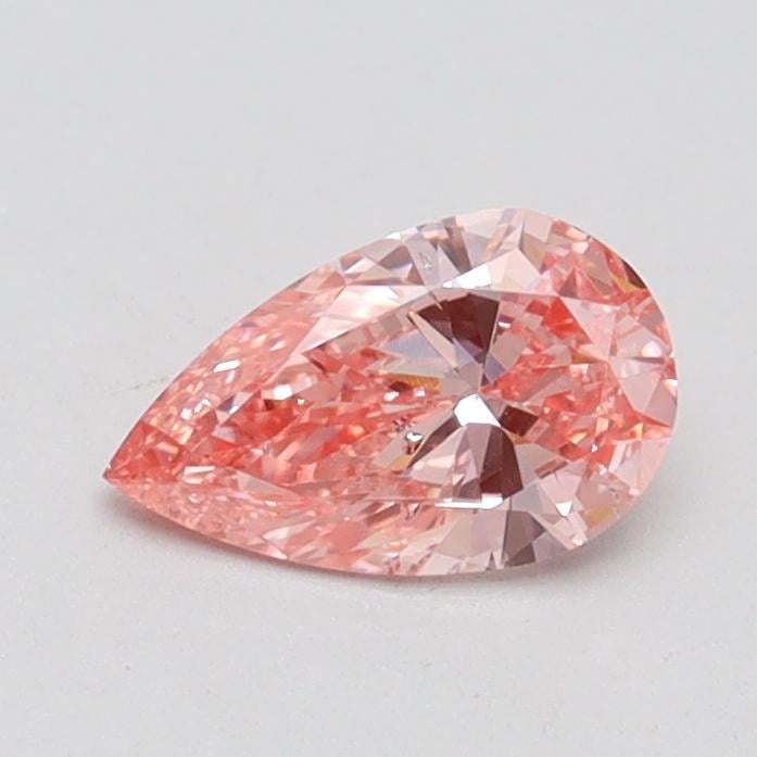 0.50 Ct. Fancy Intense Pink Pear Lab Grown Diamond