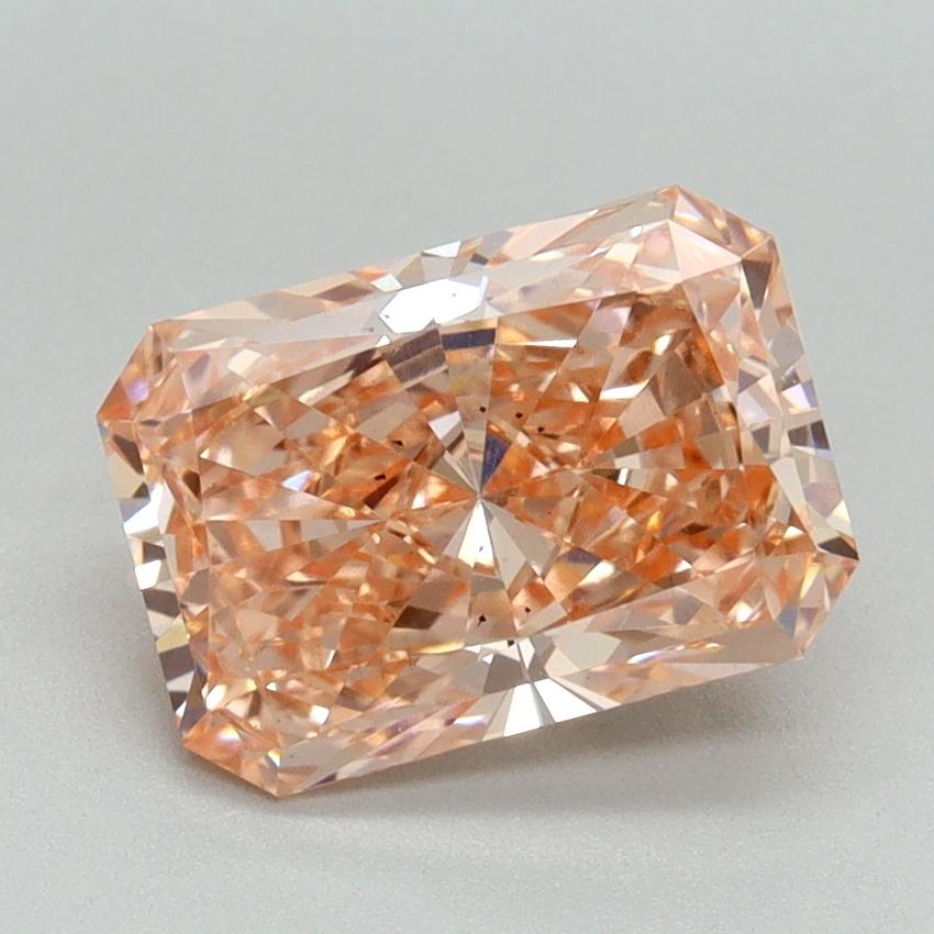 2.10 Ct. Fancy Vivid Pink Radiant Lab Grown Diamond