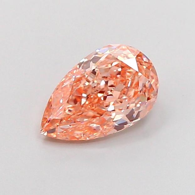 1.24 Ct. Fancy Intense Brownish Orange Pear Lab Grown Diamond