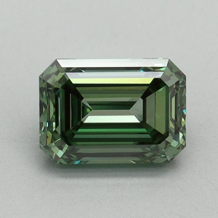 1.09 Ct. Fancy Vivid Green Emerald Lab Grown Diamond