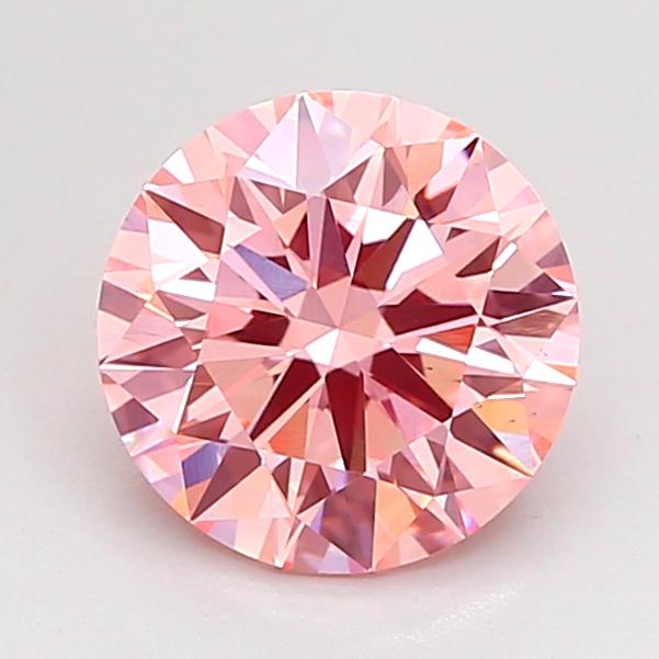 1.53 Ct. Fancy Intense Pink Round Lab Grown Diamond