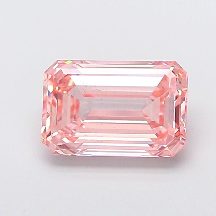 3.52 Ct. Fancy Intense Pink Emerald Lab Grown Diamond