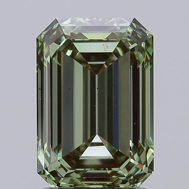 2.02 Ct. Fancy Vivid Green Emerald Lab Grown Diamond