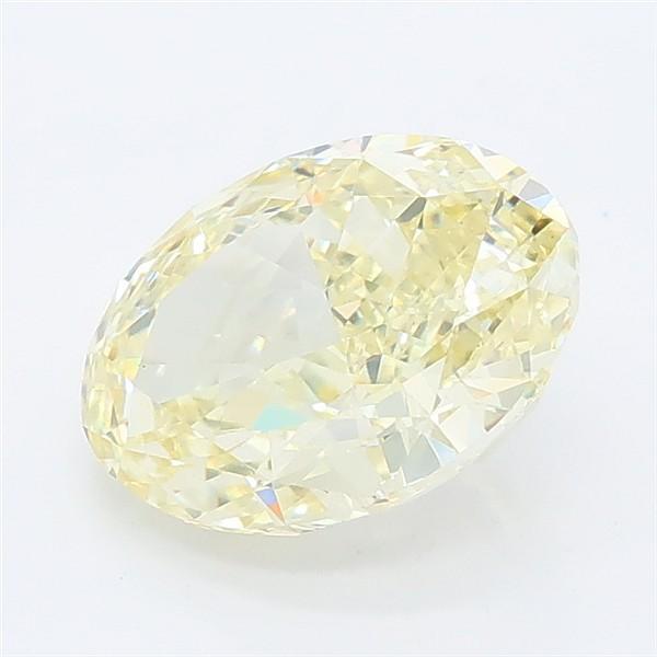 2.15 Ct. Fancy Yellow Oval Lab Grown Diamond