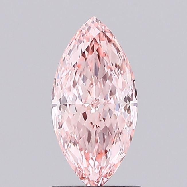 1.05 Ct. Fancy Vivid Pink Marquise Lab Grown Diamond