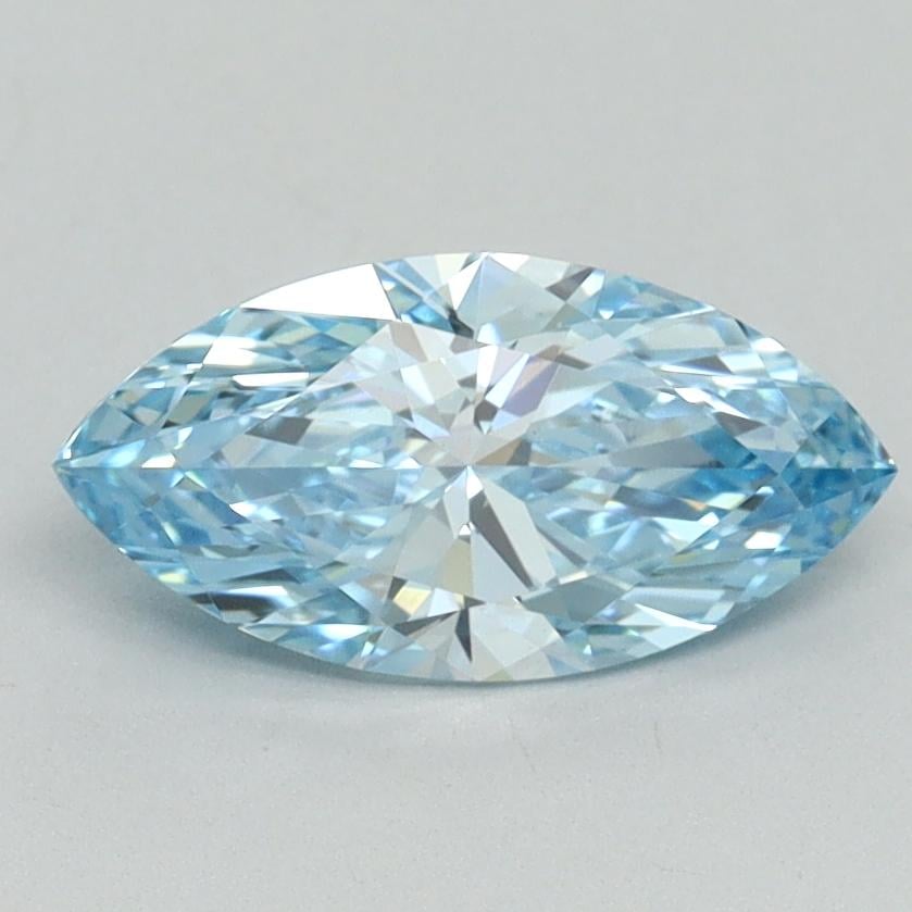 1.07 Ct. Fancy Vivid Blue Marquise Lab Grown Diamond