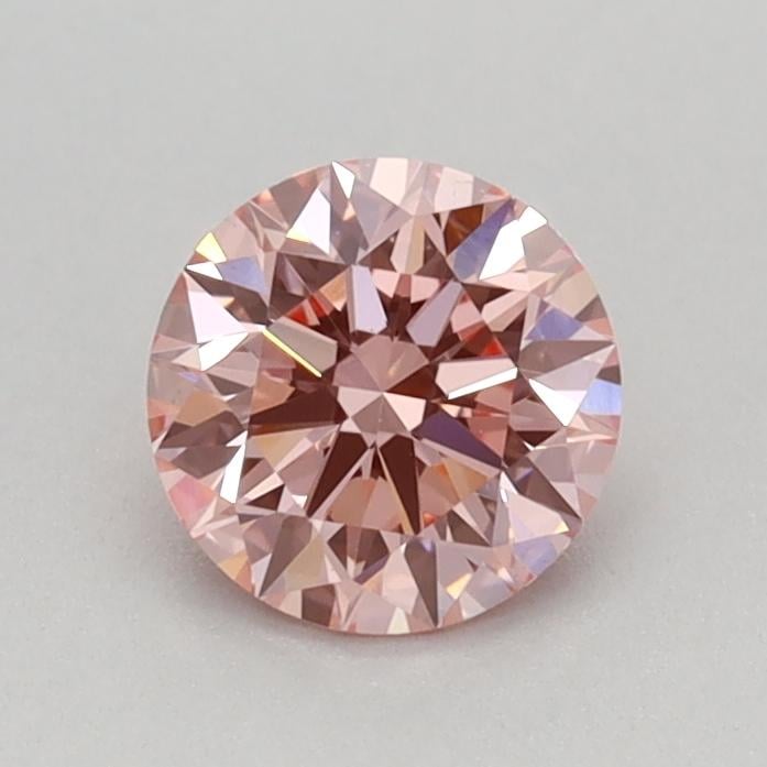 0.53 Ct. Fancy Vivid Pink Round Lab Grown Diamond