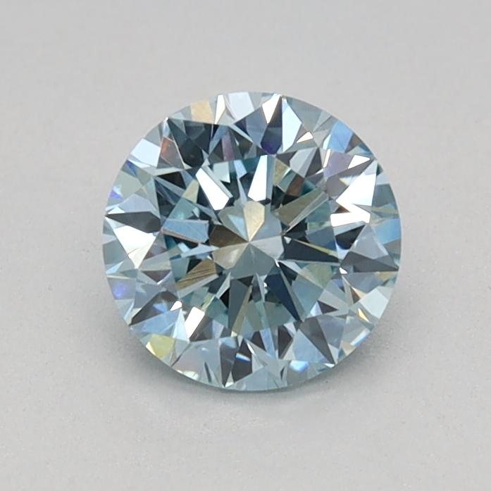 0.49 Ct. Fancy Intense Blue Round Lab Grown Diamond