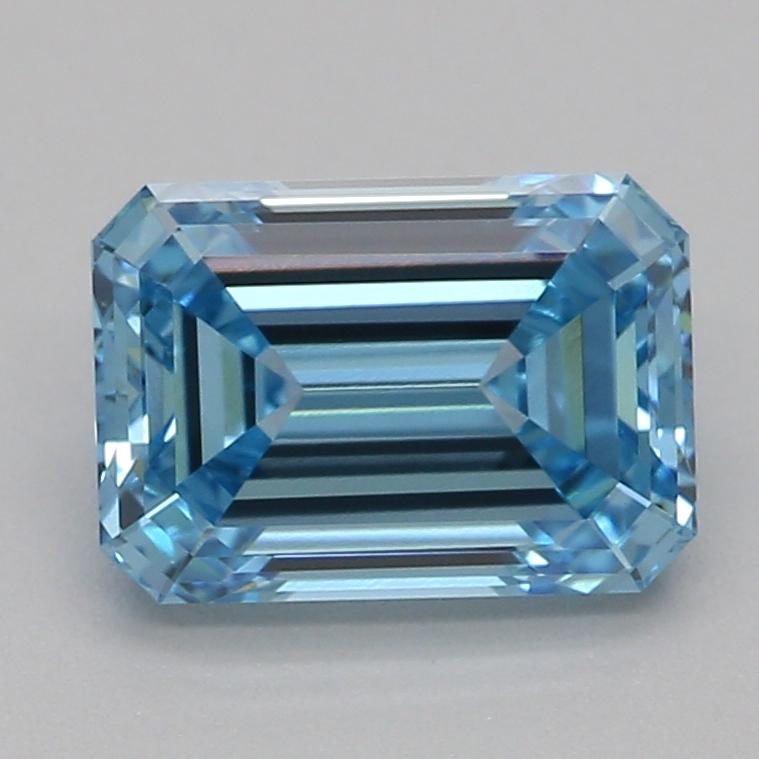 1.05 Ct. Fancy Vivid Blue Emerald Lab Grown Diamond