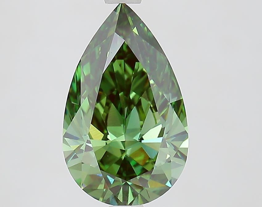2.51 Ct. Fancy Vivid Pink Pear Lab Grown Diamond