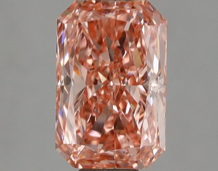 1.11 Ct. Fancy Vivid Pink Radiant Lab Grown Diamond