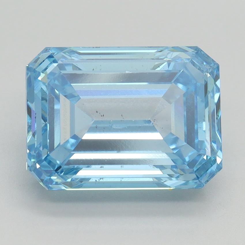 5.01 Ct. Fancy Intense Blue Emerald Lab Grown Diamond