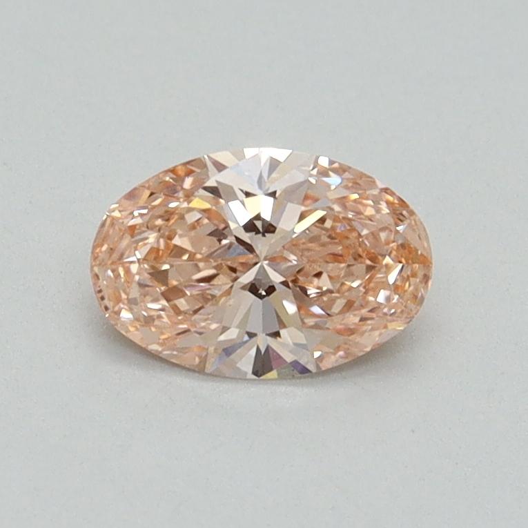 0.52 Ct. Fancy Vivid Pink Oval Lab Grown Diamond