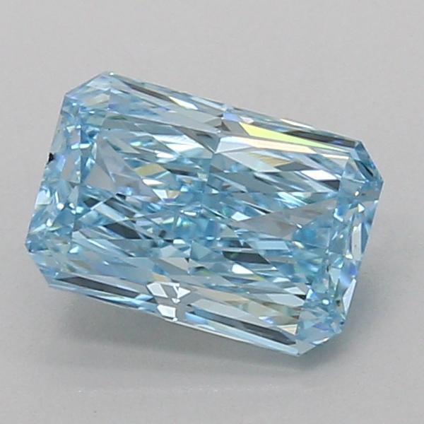 1.54 Ct. Fancy Vivid Blue Radiant Lab Grown Diamond