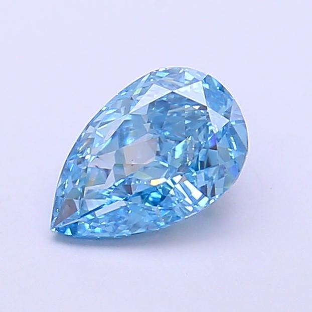 1.02 Ct. Fancy Vivid  Blue Pear Lab Grown Diamond