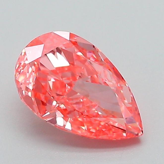 1.09 Ct. Fancy Vivid Pink Pear Lab Grown Diamond