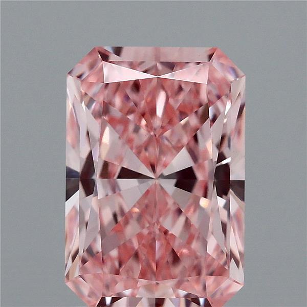 2.03 Ct. Fancy Vivid Pink Radiant Lab Grown Diamond