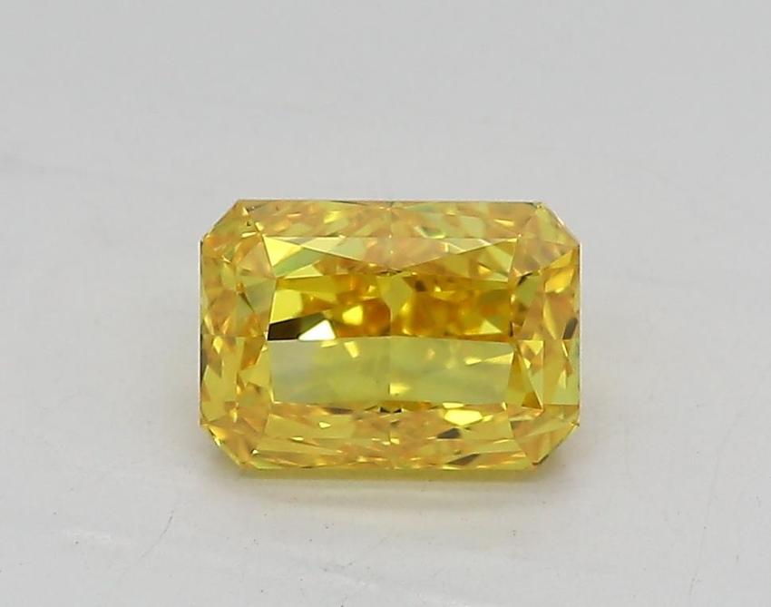 1.01 Ct. Fancy Vivid Yellow Radiant Lab Grown Diamond